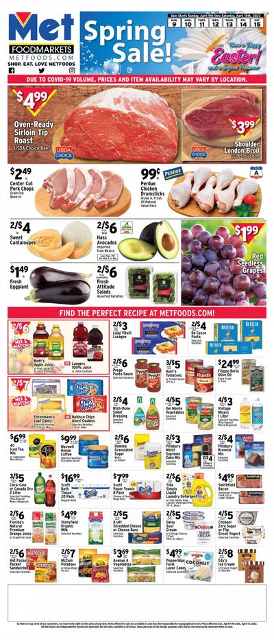 Met Foodmarkets Weekly Ad Flyer Specials April 9 to April 15, 2023