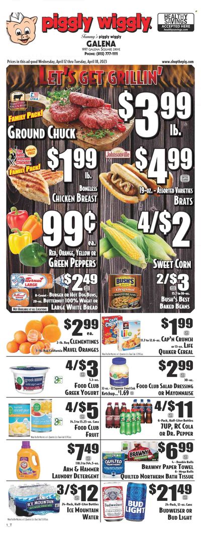 Piggly Wiggly (GA, SC) Weekly Ad Flyer Specials April 12 to April 18, 2023