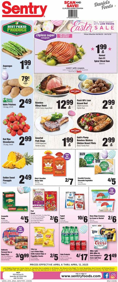 Sentry Foods (WI) Weekly Ad Flyer Specials April 6 to April 12, 2023