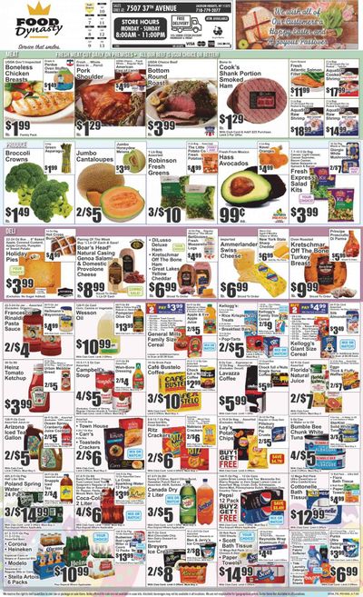 Food Dynasty (NY) Weekly Ad Flyer Specials April 7 to April 13, 2023