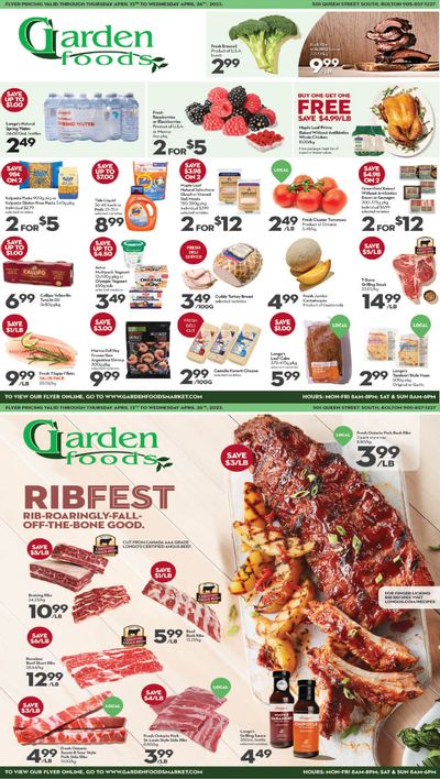 Garden Foods Flyer April 13 to 26