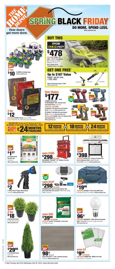 Home Depot (ON) Flyer April 20 to 26