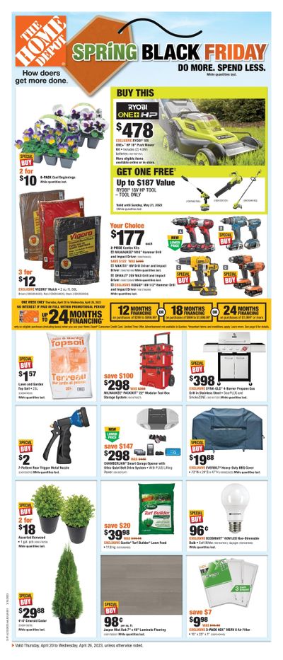 Home Depot (Atlantic) Flyer April 20 to 26