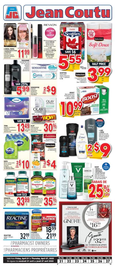 Jean Coutu (ON) Flyer April 21 to 27