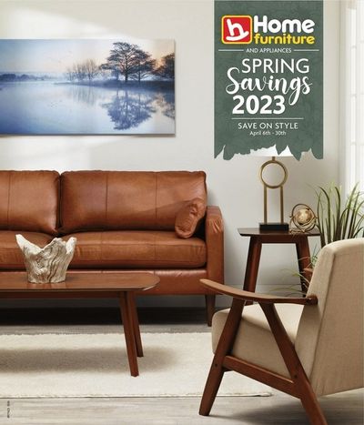 Home Furniture (West) Spring Savings Flyer April 6 to 30