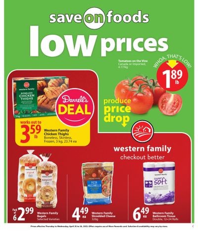 Save On Foods (SK) Flyer April 20 to 26