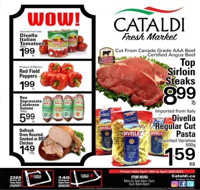 Cataldi Fresh Market Flyer April 19 to 25