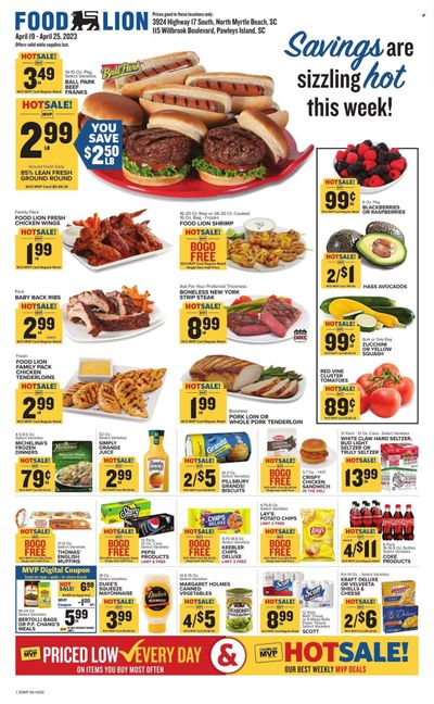 Food Lion (SC) Weekly Ad Flyer Specials April 19 to April 25, 2023