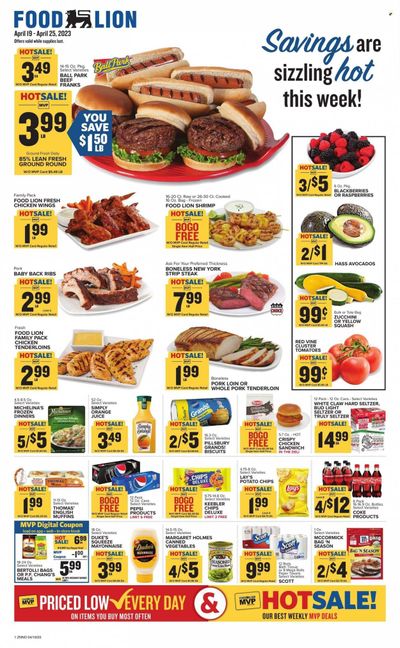 Food Lion (NC) Weekly Ad Flyer Specials April 19 to April 25, 2023