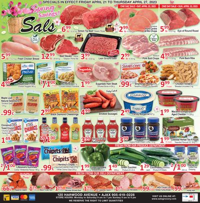 Sal's Grocery Flyer April 21 to 27