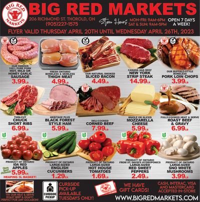 Big Red Markets Flyer April 20 to 26