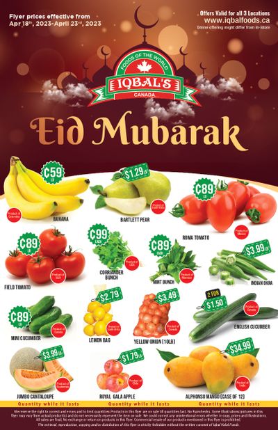 Iqbal Foods Flyer April 18 to 23
