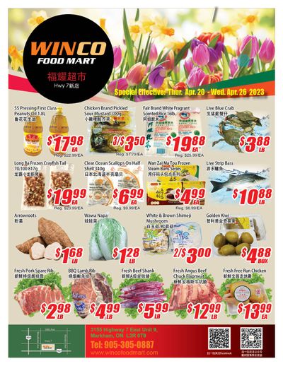 WinCo Food Mart (HWY 7) Flyer April 20 to 26
