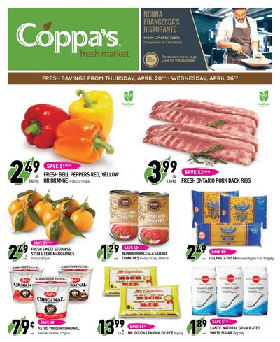 Coppa's Fresh Market Flyer April 20 to 26