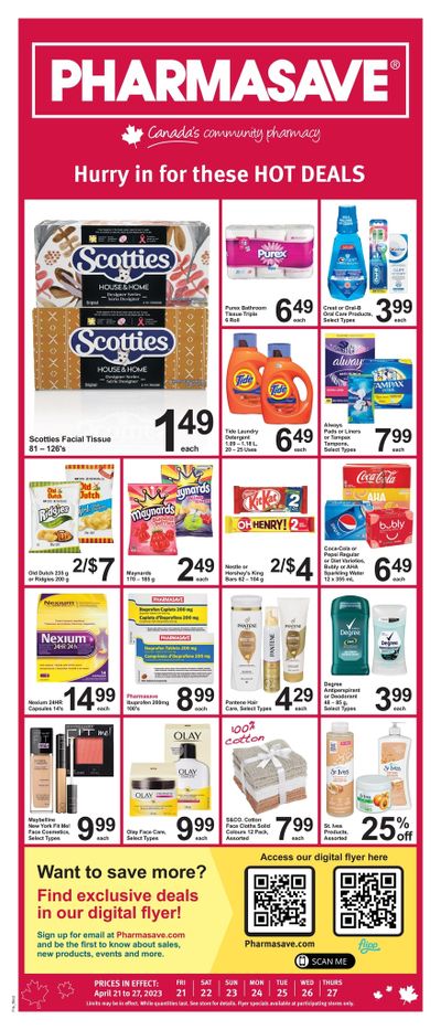 Pharmasave (West) Flyer April 21 to 27