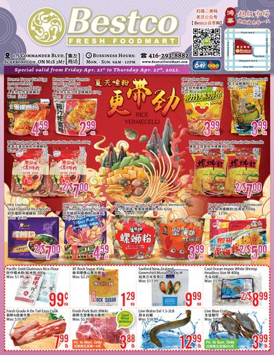 BestCo Food Mart (Scarborough) Flyer April 21 to 27