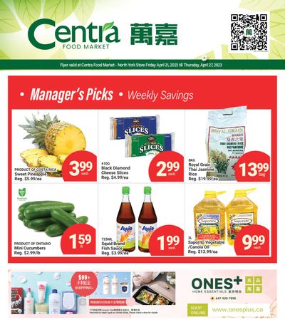 Centra Foods (North York) Flyer April 21 to 27