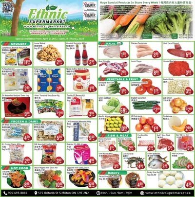 Ethnic Supermarket (Milton) Flyer April 21 to 27