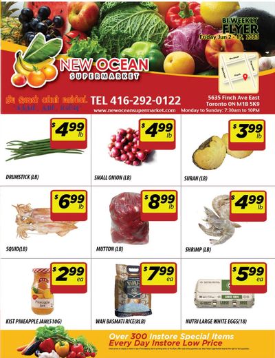 New Ocean Supermarket Flyer June 2 to 15