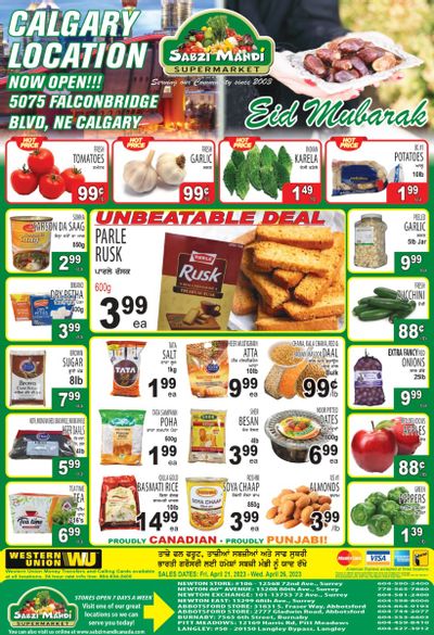 Sabzi Mandi Supermarket Flyer April 21 to 26