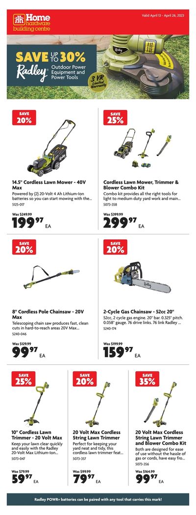 Home Hardware Building Centre (AB) Flyer April 21 to 26