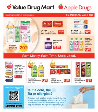 Apple Drugs Flyer April 23 to May 6