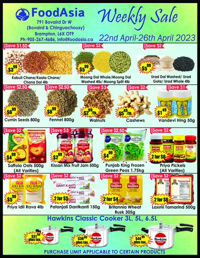 FoodAsia Flyer April 22 to 26