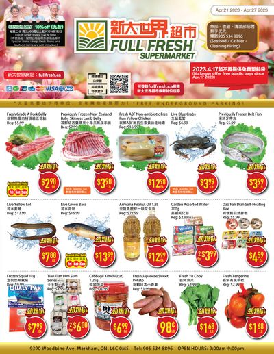 Full Fresh Supermarket Flyer April 21 to 27