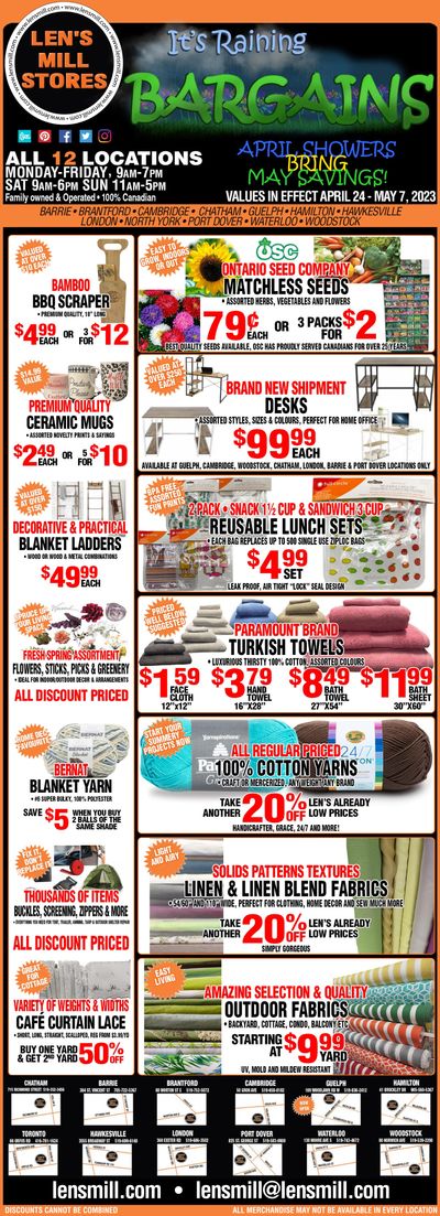 Len's Mill Stores Flyer April 24 to May 7