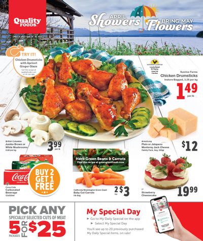 Quality Foods Flyer April 24 to 30