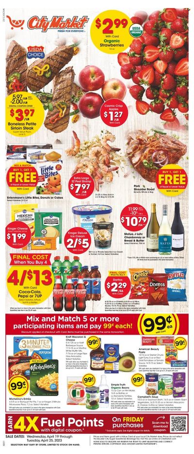 City Market (CO, UT, WY) Weekly Ad Flyer Specials April 19 to April 25, 2023