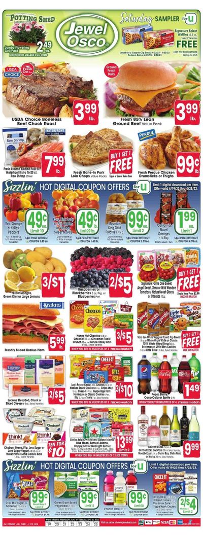 Jewel Osco (IL) Weekly Ad Flyer Specials April 19 to April 25, 2023