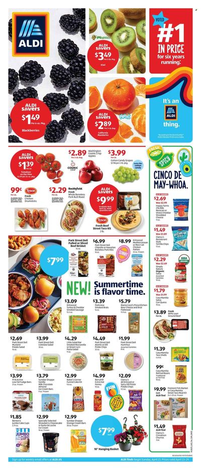 ALDI (CT, MI, MN, NY, VT) Weekly Ad Flyer Specials April 23 to April 29, 2023