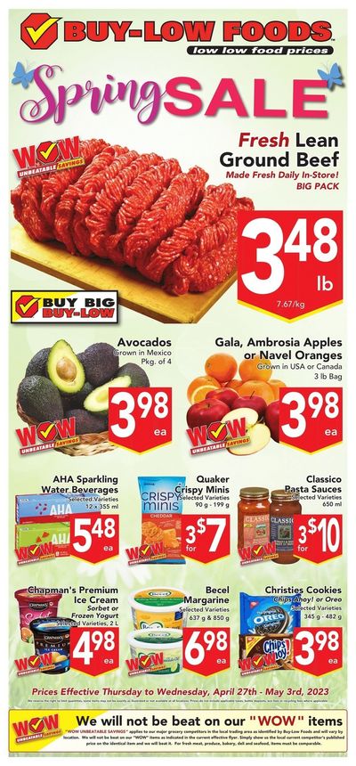 Buy-Low Foods Flyer April 27 to May 3