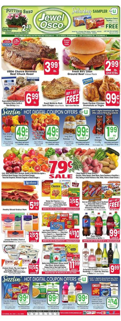 Jewel Osco (IL) Weekly Ad Flyer Specials April 19 to April 25, 2023