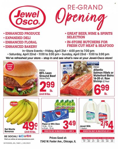 Jewel Osco (IL) Weekly Ad Flyer Specials April 19 to April 25, 2023