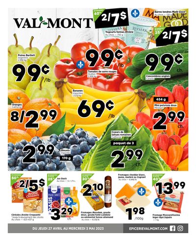Val-Mont Flyer April 27 to May 3
