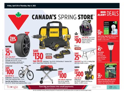 Canadian Tire (Atlantic) Flyer April 28 to May 4