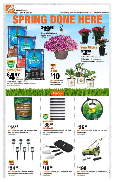Home Depot (West) Flyer April 27 to May 3
