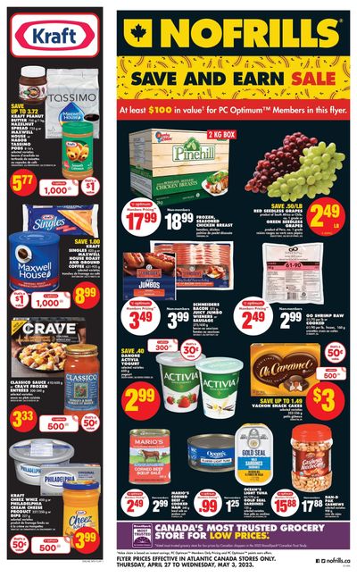 No Frills (Atlantic) Flyer April 27 to May 3