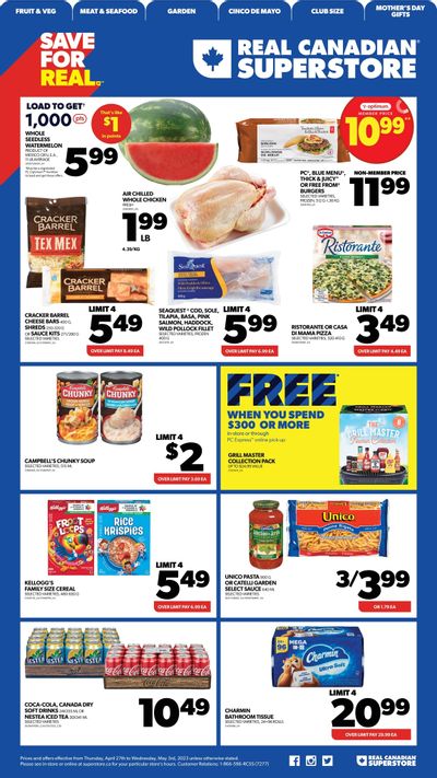 Real Canadian Superstore (West) Flyer April 27 to May 3