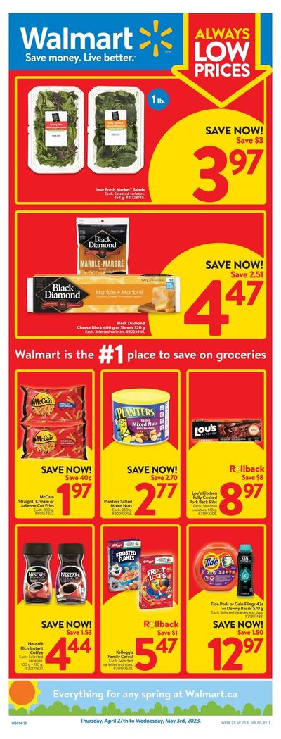 Walmart (Atlantic) Flyer April 27 to May 3