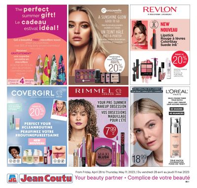 Jean Coutu (NB) Beauty Flyer April 28 to May 11