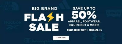 Sporting Life Flash Sale: Save Up to 50% OFF Tees, Pants, Hoodies & More + Up to 40% OFF Athletic & Casual Footwear