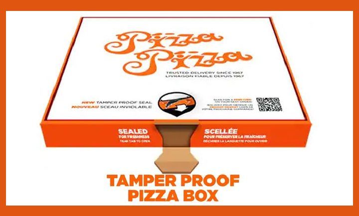 Pizza Pizza’s new Tamper Proof Pizza Box
