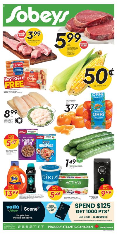 Sobeys (Atlantic) Flyer April 27 to May 3