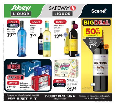 Sobeys/Safeway (AB) Liquor Flyer April 27 to May 3