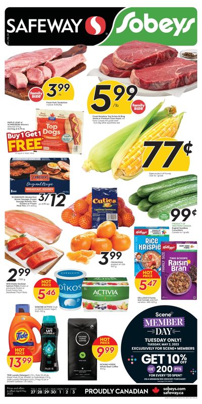 Sobeys/Safeway (SK & MB) Flyer April 27 to May 3