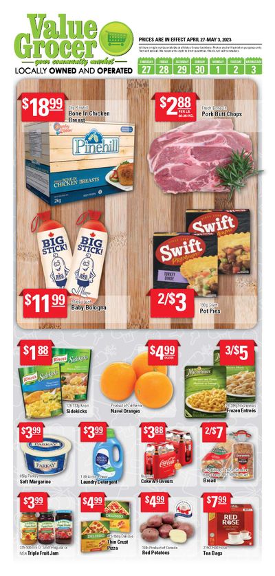 Value Grocer Flyer April 27 to May 3