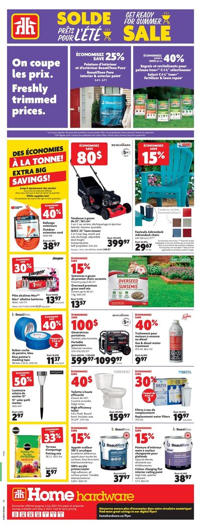 Home Hardware (QC) Flyer April 27 to May 3 Home Hardware (QC) Flyer April 27 to May 3